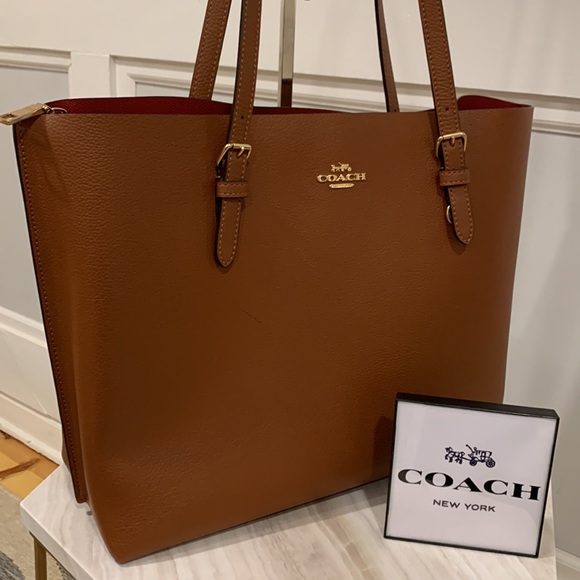 Coach Handbags - Coach Large Mollie Tri-Compartment Tote Bag